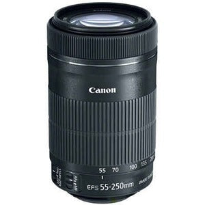 Canon - 55 mm to 250 mmf/5.6 - Telephoto Zoom Lens for Canon EF/EF-S