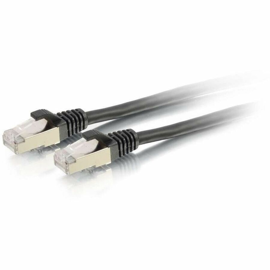 C2G-6ft Cat6a Snagless Shielded (STP) Network Patch Cable - Black