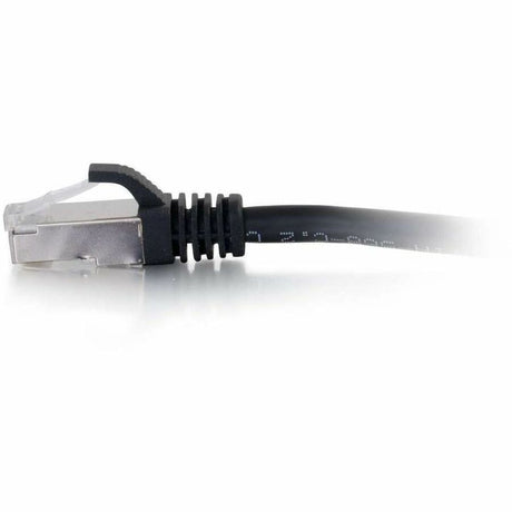 C2G-1ft Cat6 Snagless Shielded (STP) Network Patch Cable - Black
