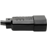 Eaton Tripp Lite Series PDU Power Cord, C13 to C14 - 13A, 250V, 16 AWG, 2 ft. (0.61 m), Black
