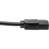 Eaton Tripp Lite Series PDU Power Cord, C13 to C14 - 10A, 250V, 18 AWG, 3 ft. (0.91 m), Black