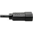 Eaton Tripp Lite Series PDU Power Cord, C13 to C14 - 10A, 250V, 18 AWG, 3 ft. (0.91 m), Black