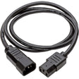 Eaton Tripp Lite Series PDU Power Cord, C13 to C14 - 13A, 250V, 16 AWG, 3 ft. (0.91 m), Black