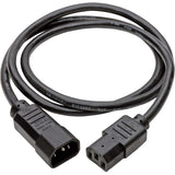 Eaton Tripp Lite Series PDU Power Cord, C13 to C14 - 13A, 250V, 16 AWG, 3 ft. (0.91 m), Black