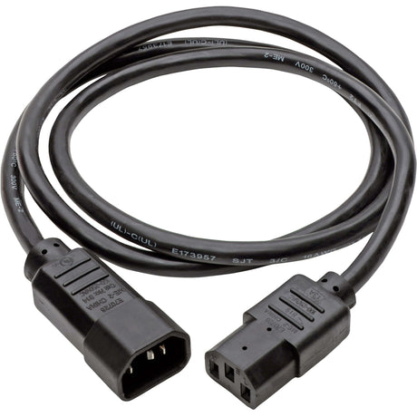Eaton Tripp Lite Series PDU Power Cord, C13 to C14 - 13A, 250V, 16 AWG, 3 ft. (0.91 m), Black