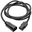Eaton Tripp Lite Series PDU Power Cord, C13 to C14 - 10A, 250V, 18 AWG, 8 ft. (2.43 m), Black