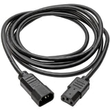 Eaton Tripp Lite Series PDU Power Cord, C13 to C14 - 10A, 250V, 18 AWG, 15 ft. (4.57 m), Black