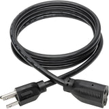Eaton Tripp Lite Series Power Extension Cord, NEMA 5-15P to NEMA 5-15R - 13A, 120V, 16 AWG, 6 ft. (1.83 m), Black