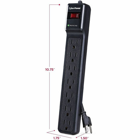CyberPower CSB7012 Essential 7 - Outlet Surge with 1500 J