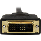 StarTech.com 1m (3.3 ft) Mini HDMI to DVI Cable, DVI-D to HDMI Cable (1920x1200p), HDMI Mini Male to DVI-D Male Display Cable Adapter