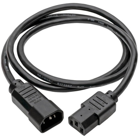 Eaton Tripp Lite Series PDU Power Cord, C13 to C14 - 13A, 250V, 16 AWG, 4 ft. (1.22 m), Black