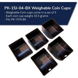 apg&reg; Weighable Coin Cups | 5 Pack | for M-15VTA Till