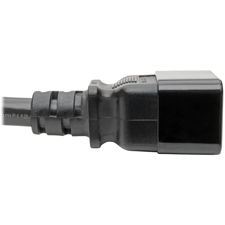 Eaton Tripp Lite Series Power Extension Cord, C19 to C20 - Heavy-Duty, 20A, 250V, 12 AWG, 2 ft. (0.61 m), Black, 6-Pack