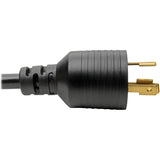 Eaton Tripp Lite Series Power Cord, C19 to NEMA L6-20 - Heavy-Duty, 20A, 250V, 12 AWG, 12 ft. (3.66 m), Black