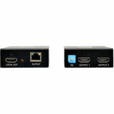 Eaton Tripp Lite Series 1 x 2 HDMI over Cat5/6 Extender Kit, Box-Style Transmitter/Receiver for Video/Audio, Up to 150 ft. (45 m), TAA