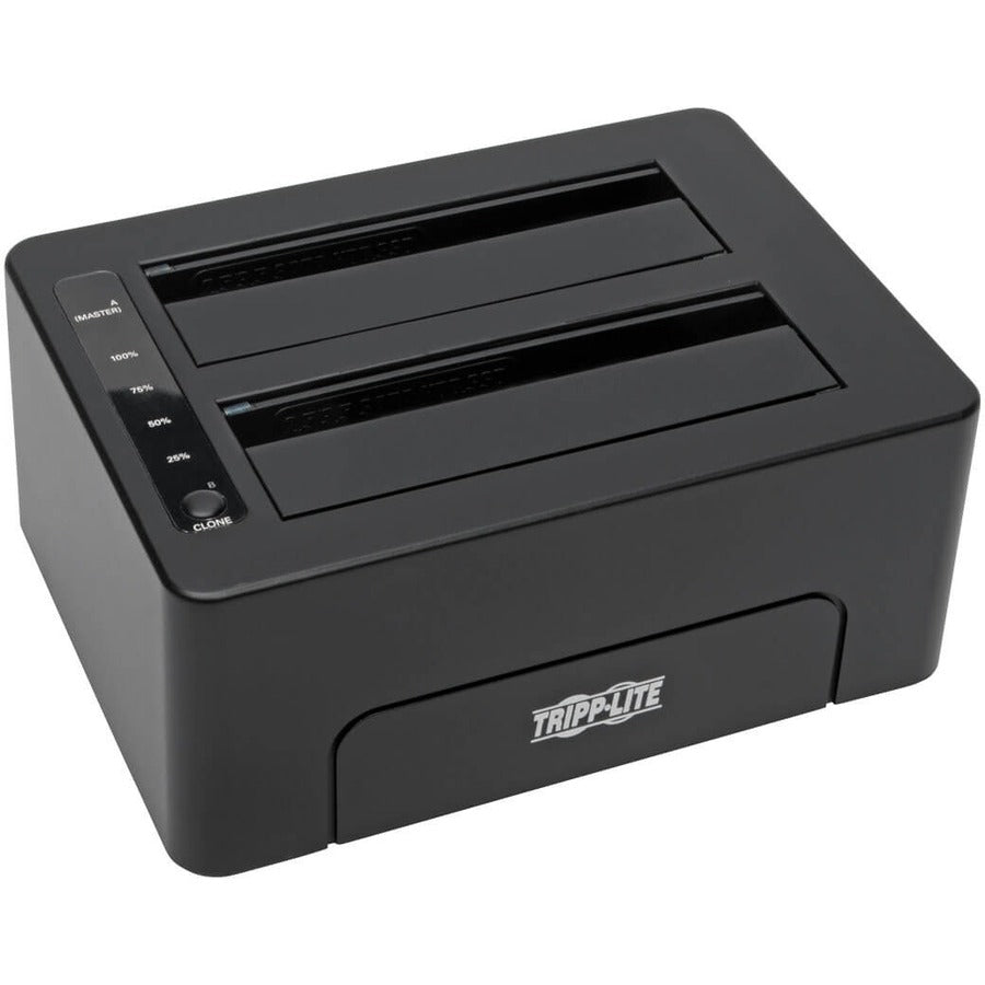 Eaton Tripp Lite Series USB 3.0 SuperSpeed to Dual SATA External Hard Drive Docking Station with Cloning for 2.5 in./3.5 in. HDD