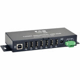 Eaton Tripp Lite Series 7-Port Industrial-Grade USB 2.0 Hub - 15 kV ESD Immunity, Metal Housing, Mountable