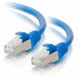 6IN CAT6 SNAGLESS STP CABLE-BL