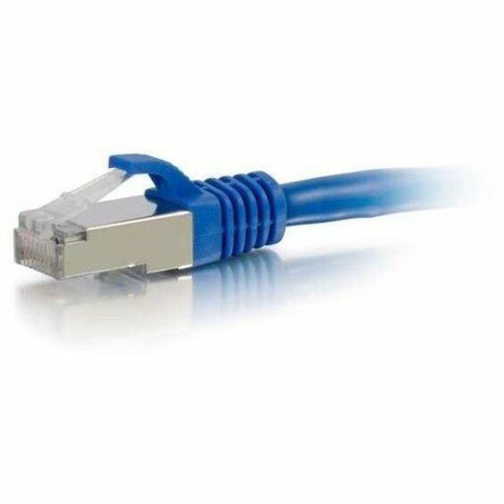 6IN CAT6 SNAGLESS STP CABLE-BL