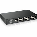 ZYXEL GS1100-24E 24-Port Gigabit Ethernet Switch (Compact Desktop Design)