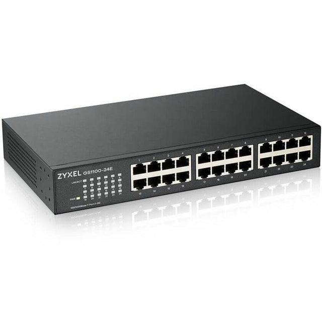 ZYXEL GS1100-24E 24-Port Gigabit Ethernet Switch (Compact Desktop Design)