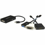 StarTech.com Mini DisplayPort Adapter - 3-in-1 - 1080p - Monitor Adapter - Mini DP to HDMI / VGA / DVI Adapter Hub