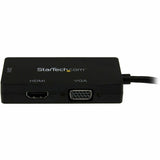 StarTech.com Mini DisplayPort Adapter - 3-in-1 - 1080p - Monitor Adapter - Mini DP to HDMI / VGA / DVI Adapter Hub