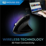 Adesso 2.4 GHz Wireless Vertical Ergonomic Mouse