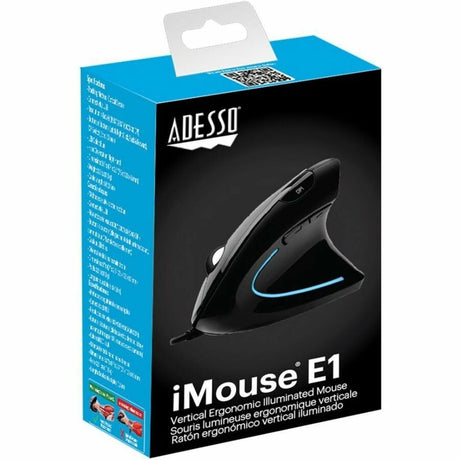 Adesso iMouse E1 Vertical Ergonomic Illuminated Mouse