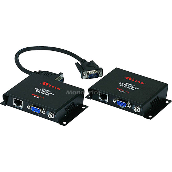 Monoprice VGA/UXGA CAT5/RJ45 100 Meters Extender Kit - Balun