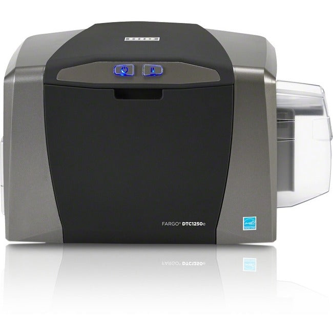 Fargo DTC1250e Single Sided Desktop Dye Sublimation/Thermal Transfer Printer - Color - Card Print - Fast Ethernet - USB