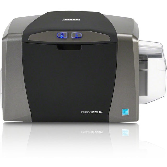 Fargo DTC1250e Single Sided Desktop Dye Sublimation/Thermal Transfer Printer - Color - Card Print - Fast Ethernet - USB