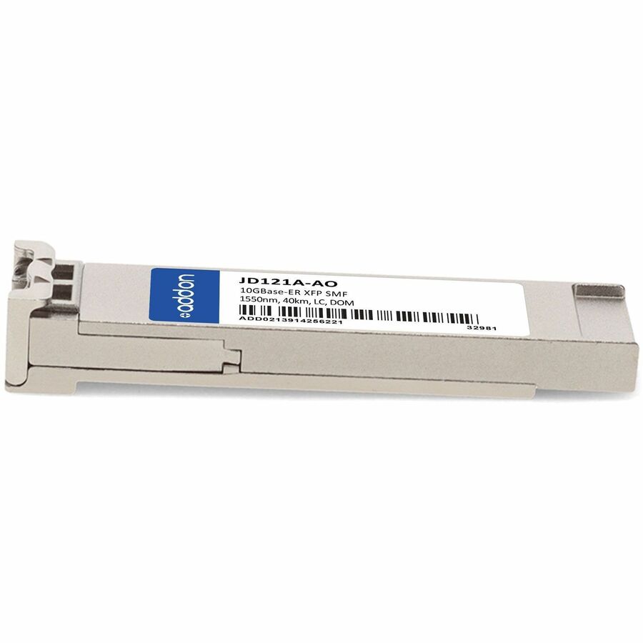 AddOn HP JD121A Compatible TAA Compliant 10GBase-ER XFP Transceiver (SMF, 1550nm, 40km, LC, DOM)