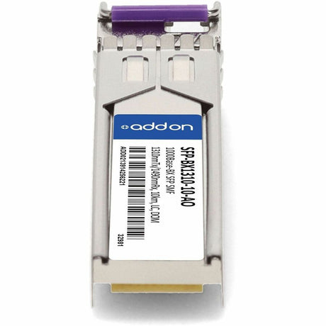 AddOn ZyXEL SFP-BX1310-10 Compatible TAA Compliant 1000Base-BX SFP Transceiver (SMF, 1310nmTx/1490nmRx, 10km, LC, DOM)