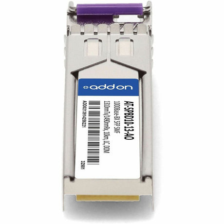 AddOn Allied Telesis AT-SPBD10-13 Compatible TAA Compliant 1000Base-BX SFP Transceiver (SMF, 1310nmTx/1490nmRx, 10km, LC, DOM)