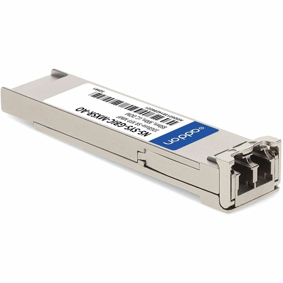 AddOn Juniper Networks NS-SYS-GBIC-MXSR Compatible TAA Compliant 10GBase-SR XFP Transceiver (MMF, 850nm, 300m, LC, DOM)