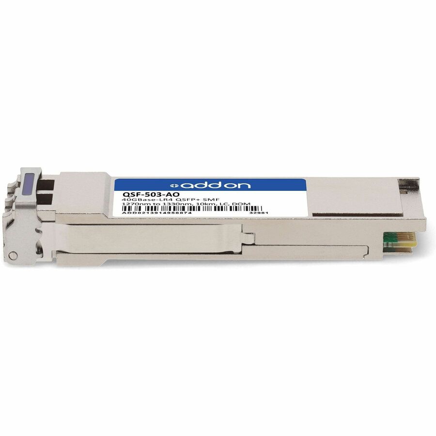 AddOn Gigamon Systems QSF-503 Compatible TAA Compliant 40GBase-LR4 QSFP+ Transceiver (SMF, 1270nm to 1330nm, 10km, LC, DOM)