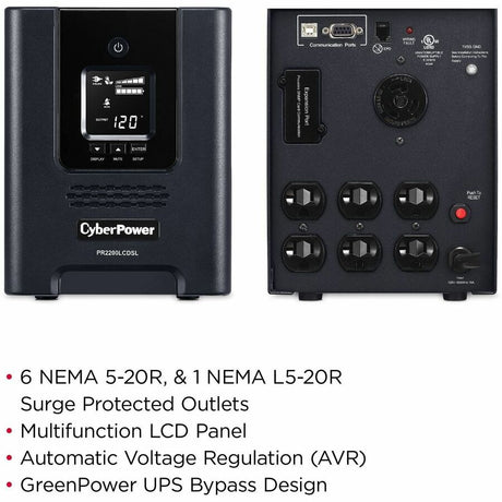 CyberPower PR2200LCDSL Smart App Sinewave UPS Systems