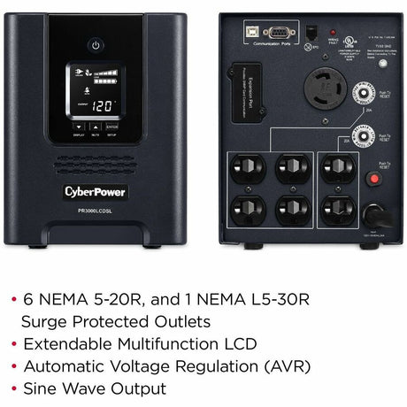 CyberPower PR3000LCDSL Smart App Sinewave UPS Systems
