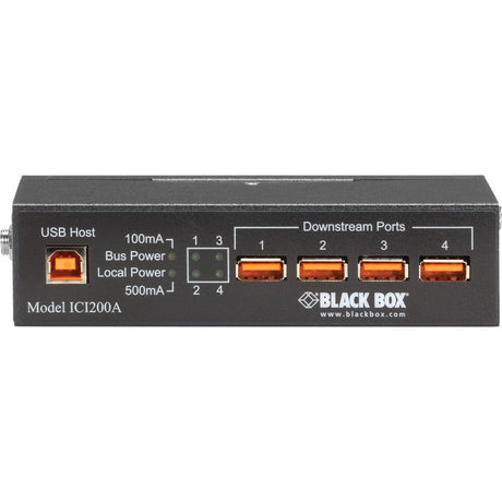 Black Box Industrial USB 2.0 Hub - 4-Port