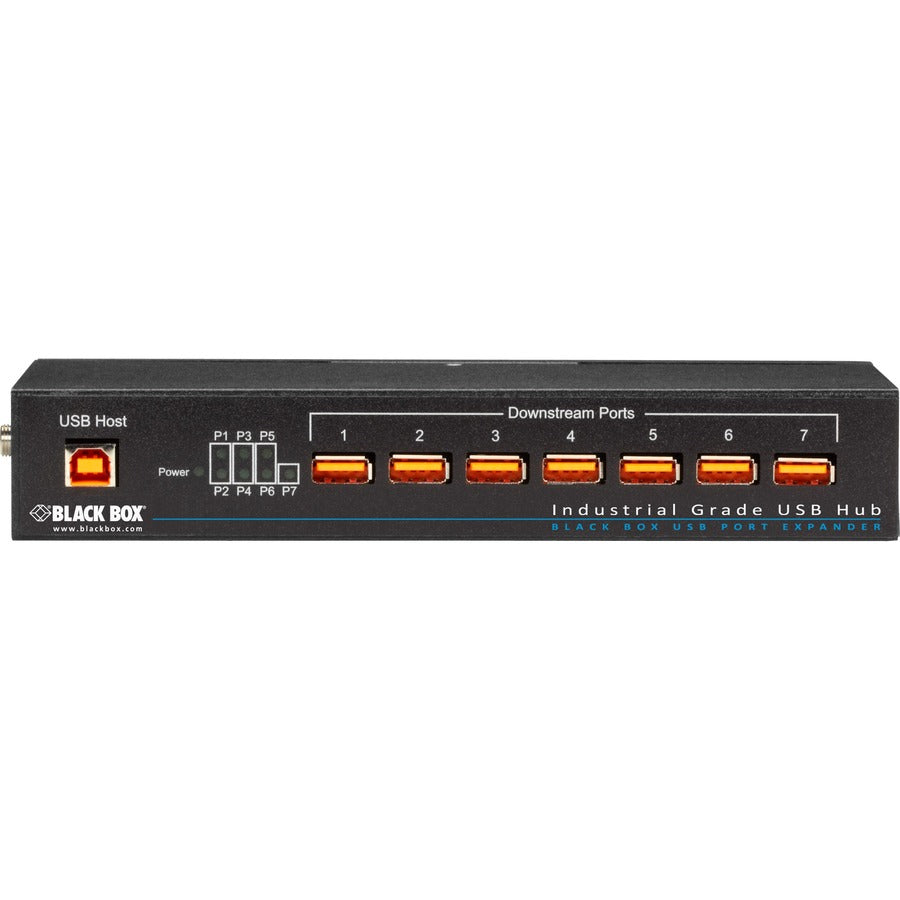Black Box Industrial USB 2.0 Hub - 7-Port