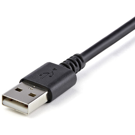 StarTech.com 3m (10ft) Long Black Apple&reg; 8-pin Lightning Connector to USB Cable for iPhone / iPod / iPad