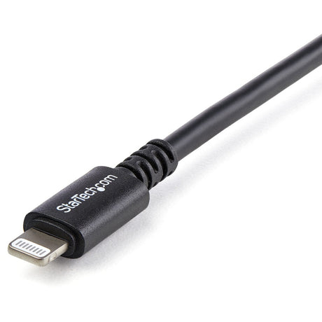 StarTech.com 3m (10ft) Long Black Apple&reg; 8-pin Lightning Connector to USB Cable for iPhone / iPod / iPad