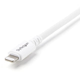 StarTech.com 3m (10ft) Long White Apple&reg; 8-pin Lightning Connector to USB Cable for iPhone / iPod / iPad