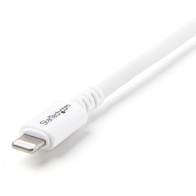 StarTech.com 3m (10ft) Long White Apple&reg; 8-pin Lightning Connector to USB Cable for iPhone / iPod / iPad