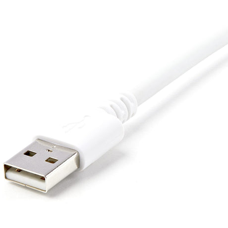 StarTech.com 3m (10ft) Long White Apple&reg; 8-pin Lightning Connector to USB Cable for iPhone / iPod / iPad