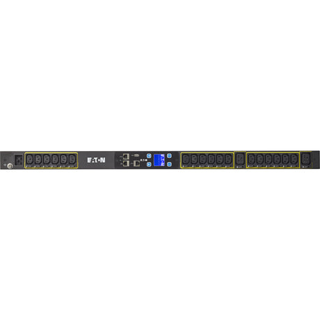 Eaton Metered Input rack PDU, 0U, L6-20P, C20 input, 3.84 kW max, 100-240V, 16A, 10 ft cord, Single-phase, Outlets: (18) C13 Outlet grip, (2) C19 Outlet grip