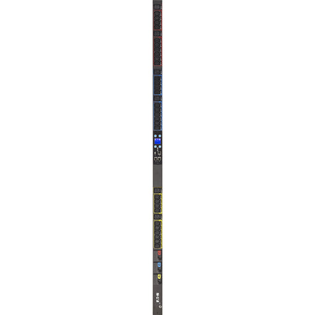 Eaton Metered Input rack PDU, 0U, L15-30P input, 8.64 kW max, 200-240V, 24A, 10 ft cord, Three-phase, Outlets: (30) C13 Outlet grip, (6) C19 Outlet grip