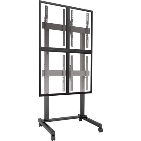 Chief FUSION 2 x 2 Portrait Micro-Adjustable Large Freestanding Video Wall Cart