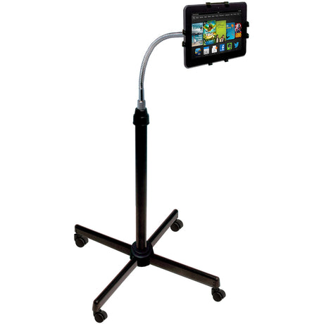 CTA Universal Height-Adjustable Gooseneck Floor Stand for Tablets